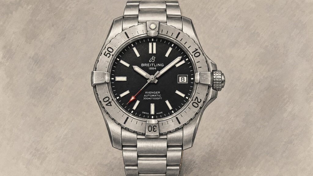 Illustration of the Breitling A17328101B1A1.