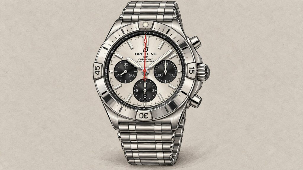 Illustration of the Breitling AB0134101G1A1.