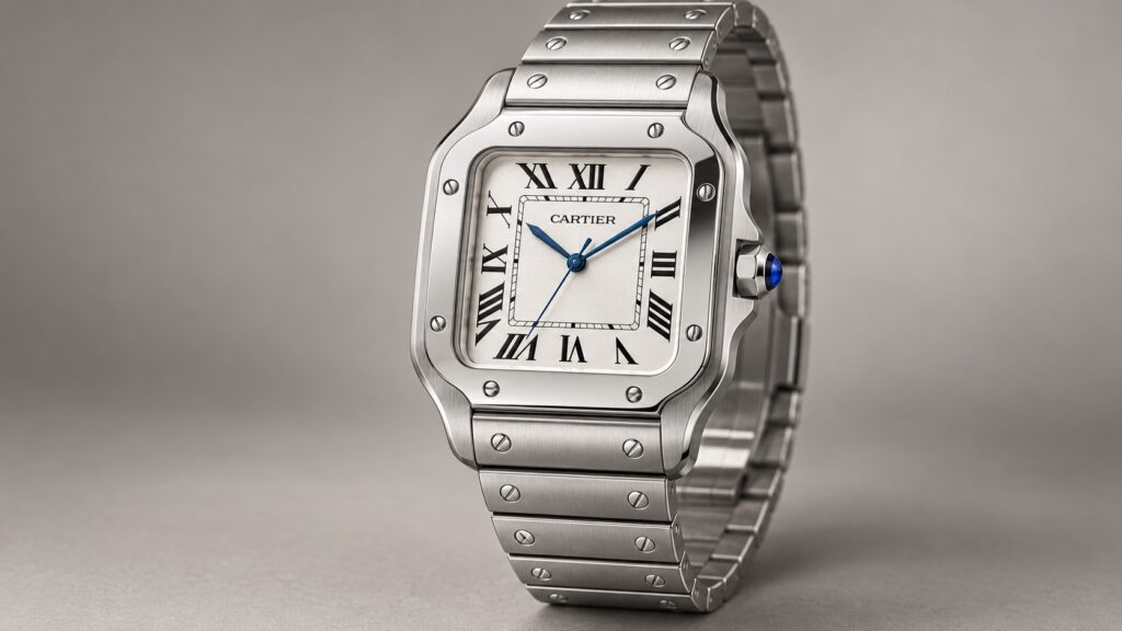 Illustration of the Cartier Santos de Cartier Medium WSSA0029.