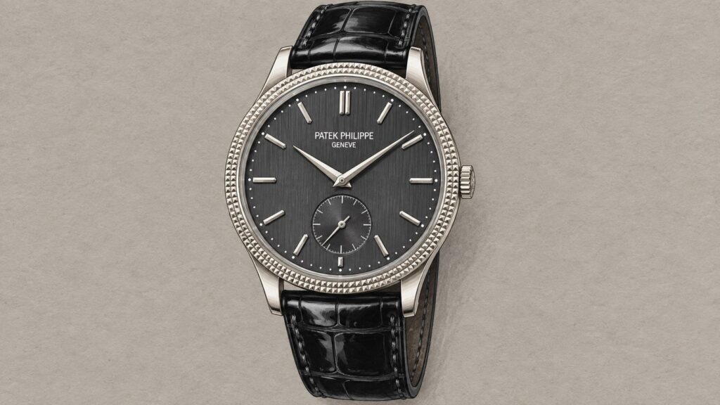 Illustration of the Patek Philippe 6119G-001.