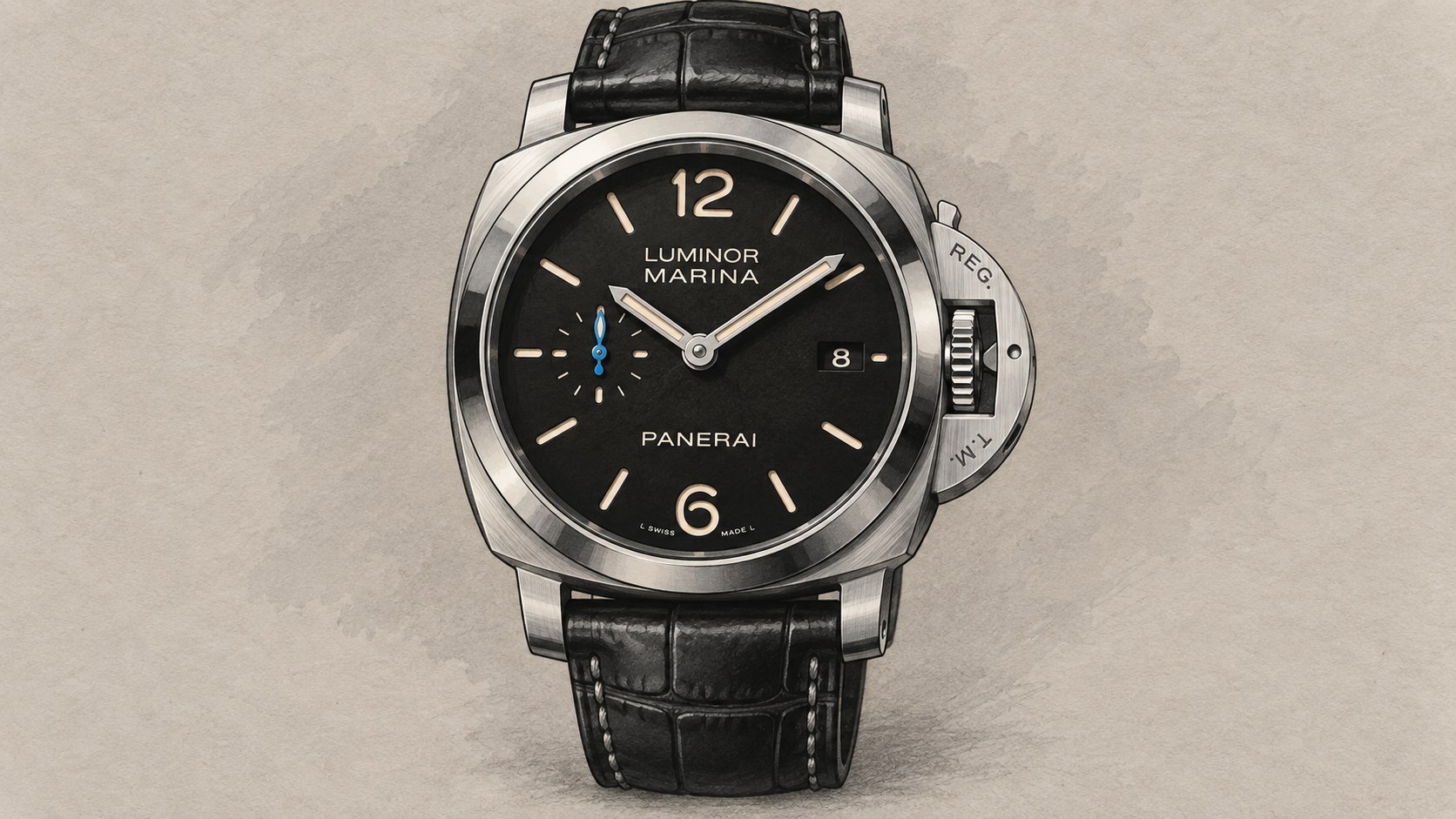Illustration of the Panerai PAM03312.