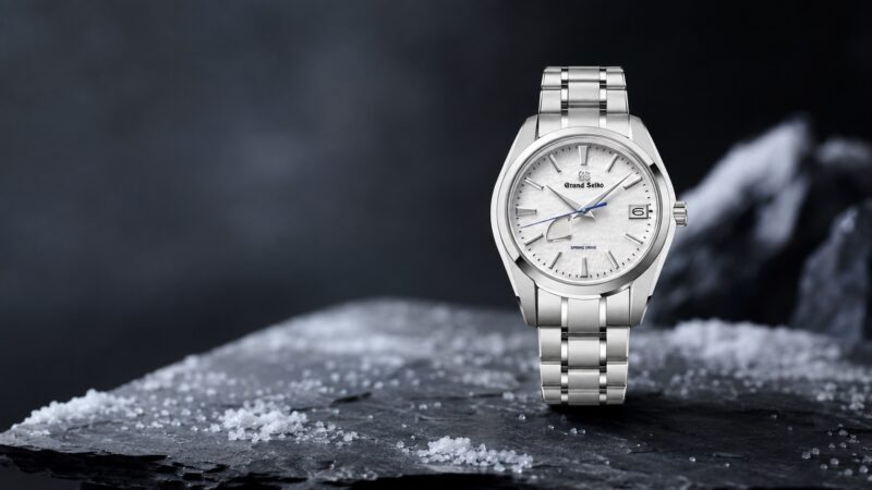Grand Seiko SBGA211 Snowflake in an AI-composed editorial setting