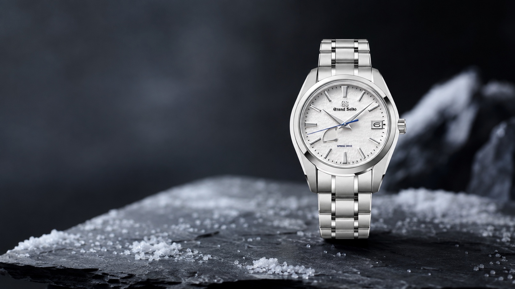 Grand Seiko SBGA211 Snowflake in an AI-composed editorial setting