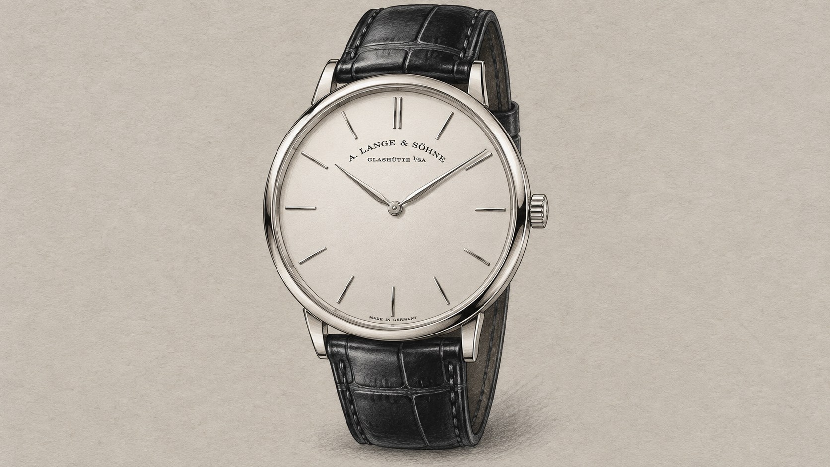 Illustration of the A. Lange & Söhne 201.027.