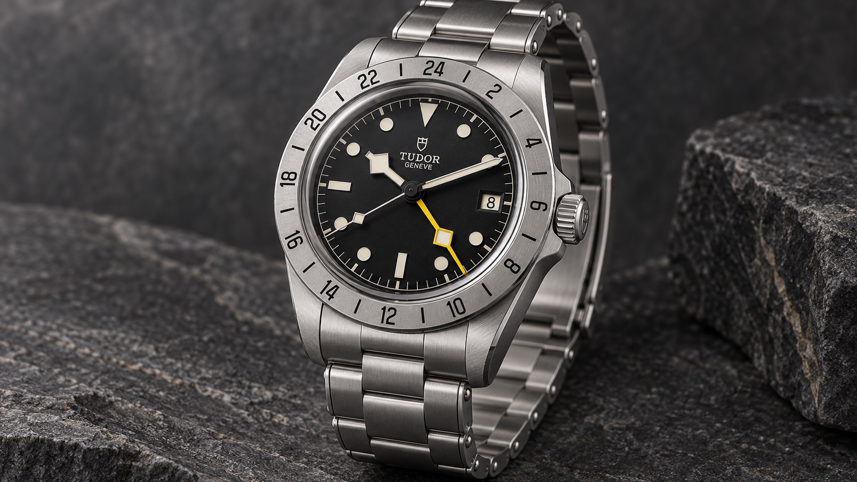 Illustration of the Tudor Black Bay Pro M79470-0001.