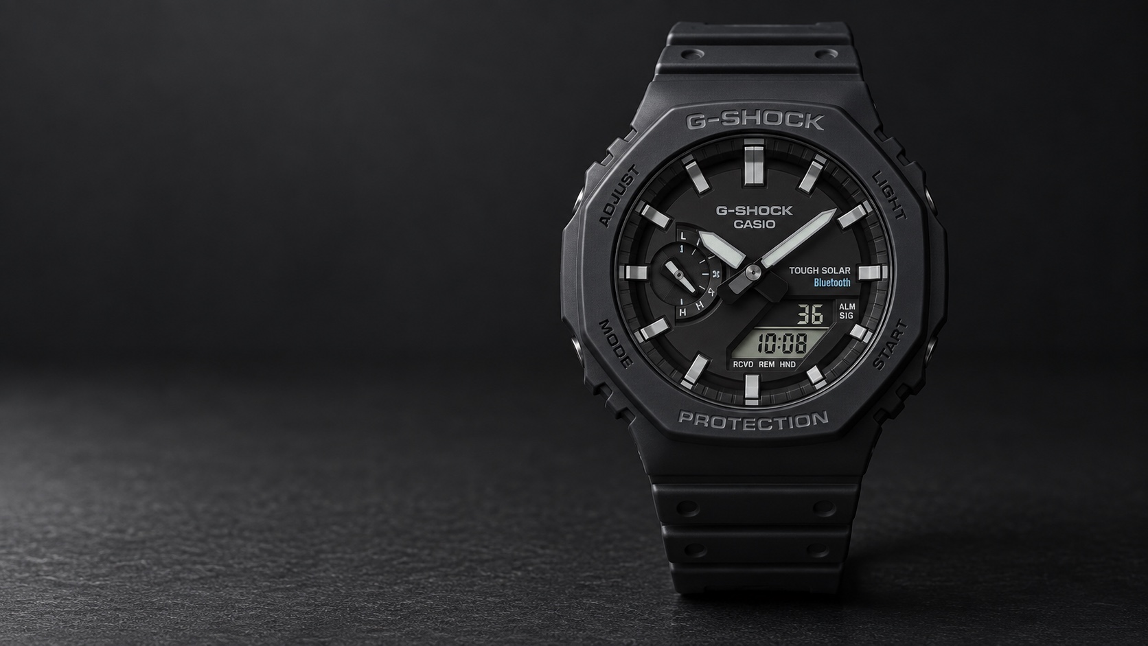 Illustration of the G-Shock GA-B2100, reference GA-B2100-1AER.