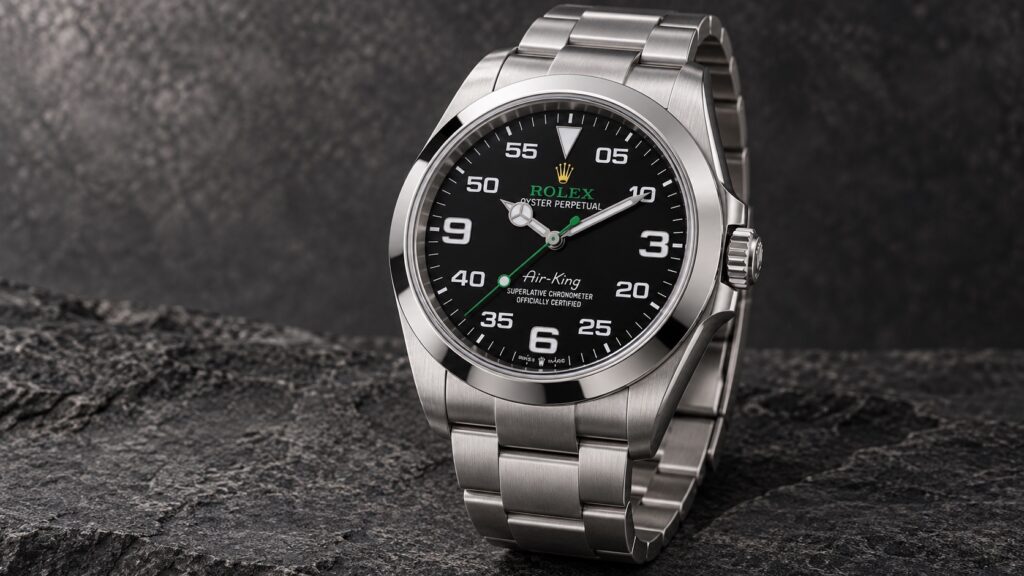 Illustration of the Rolex Air-King 126900-0001.