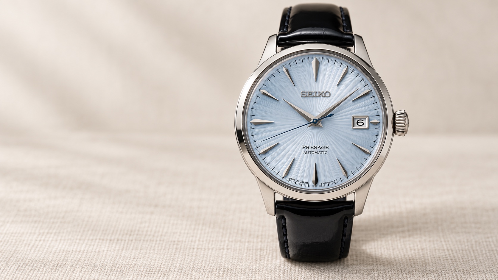 Illustration of the Seiko Presage SRPB43, reference SRPB43J1.