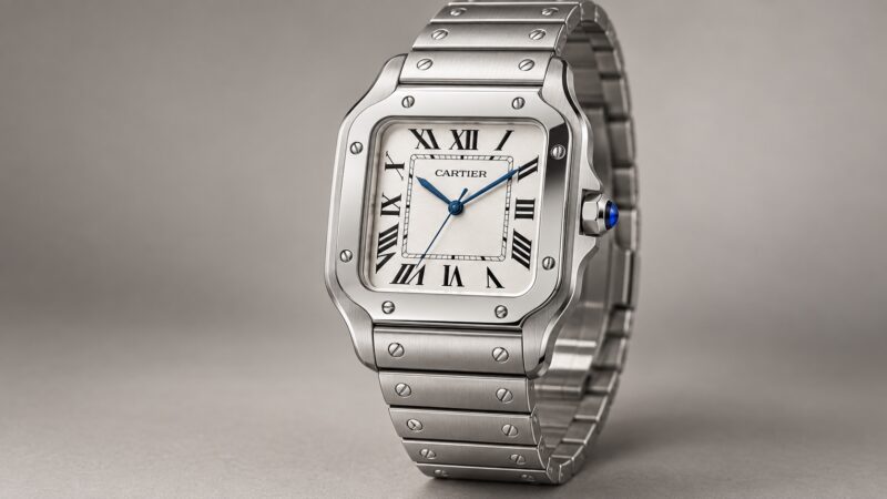 Illustration of the Cartier Santos de Cartier Medium WSSA0029.