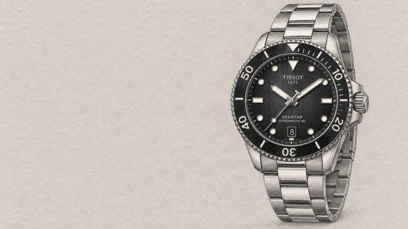Editorial illustration of Tissot T120.807.11.051.00
