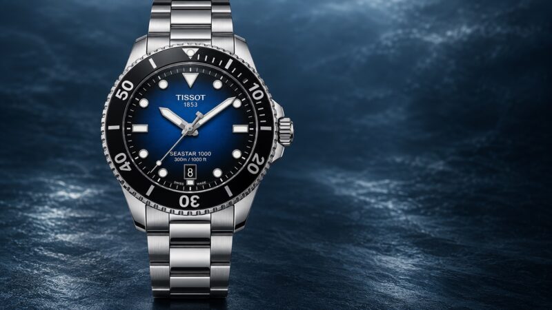 Illustration of the Tissot Seastar 1000 40mm Quartz, reference T120.410.11.041.00.